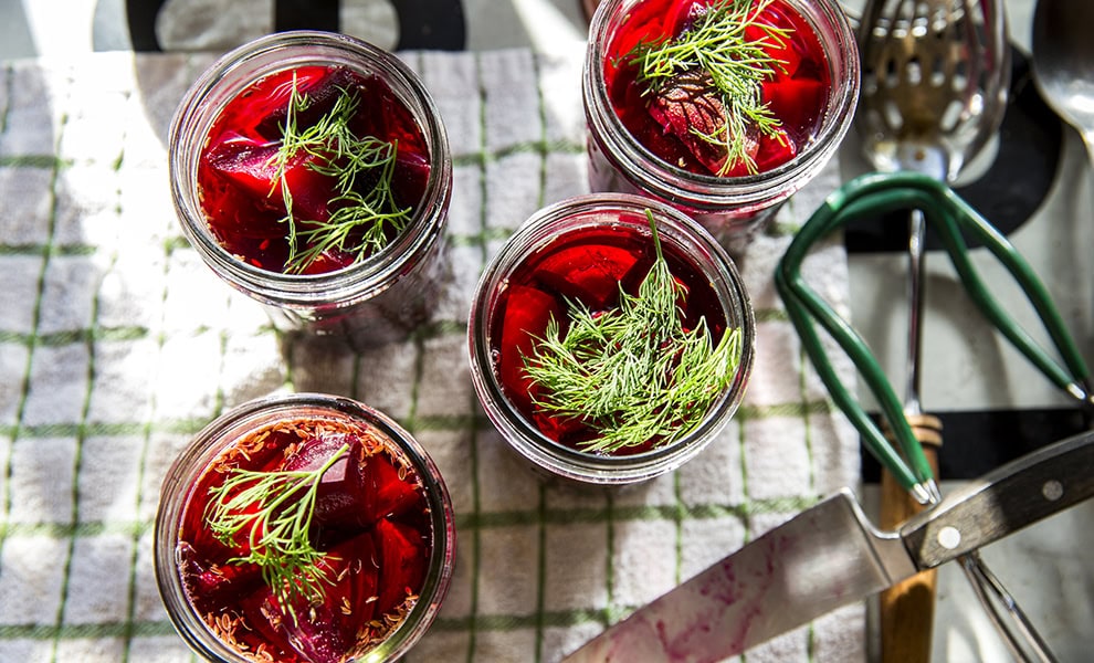 fermenting beetroot stock image