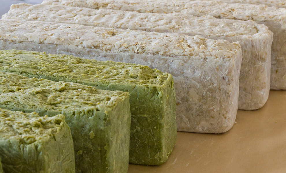Natural soap logs (Wikimedia)
